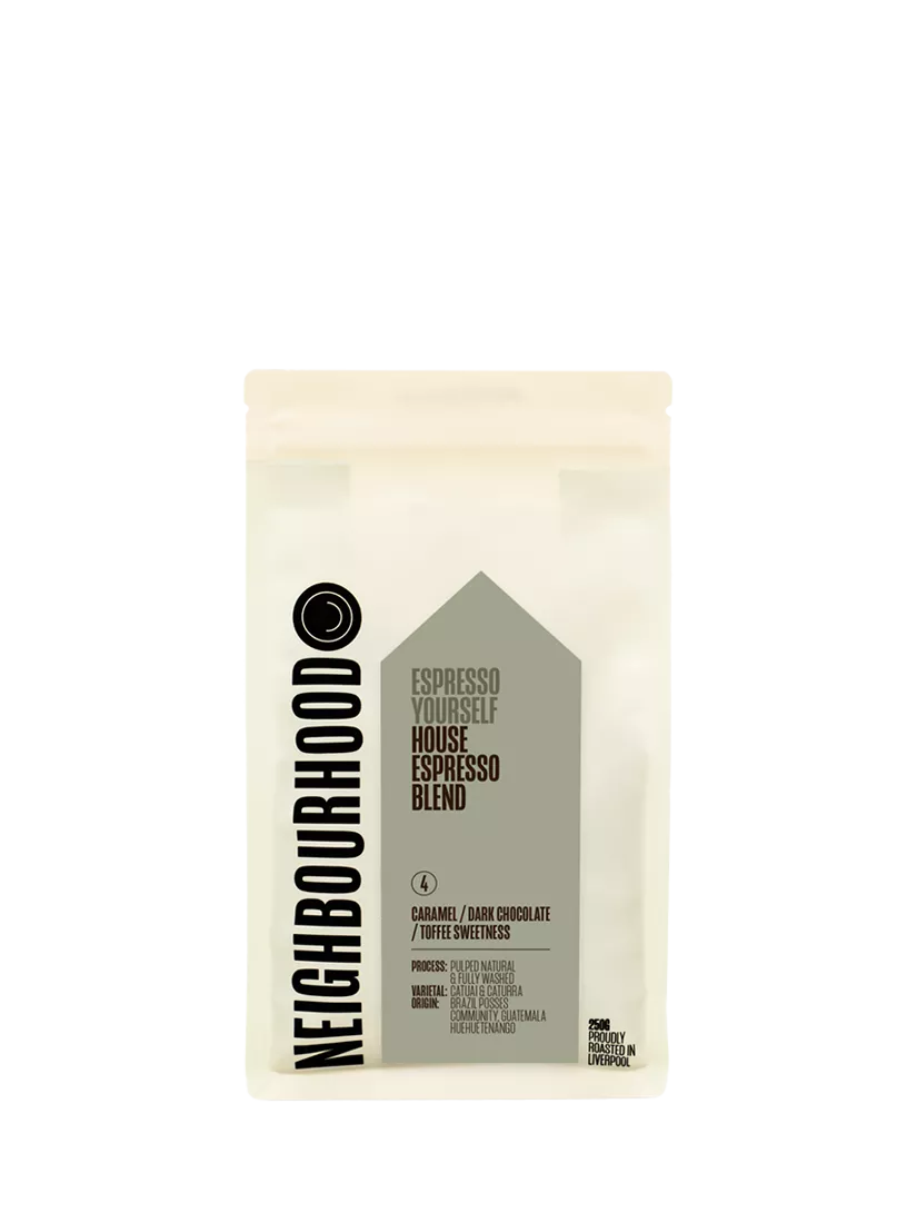 beanz Neighbourhood whole bean coffee 250g, UK version