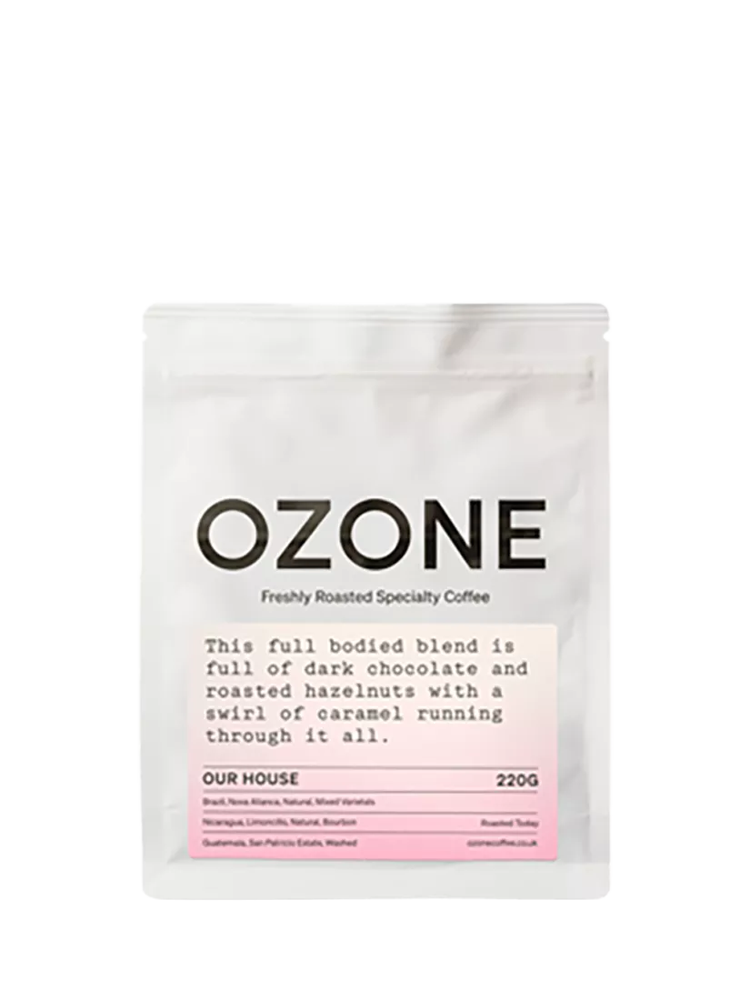 beanz Ozone Coffee Our House whole bean 220g (British brand)