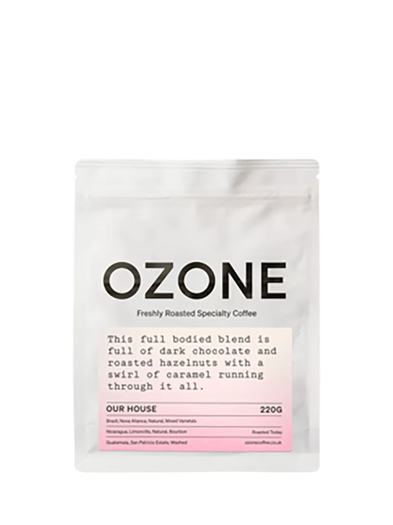 beanz Ozone Coffee Our House whole bean 220g (British brand)