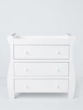 John Lewis Noa changing table dresser in white, imported from the UK