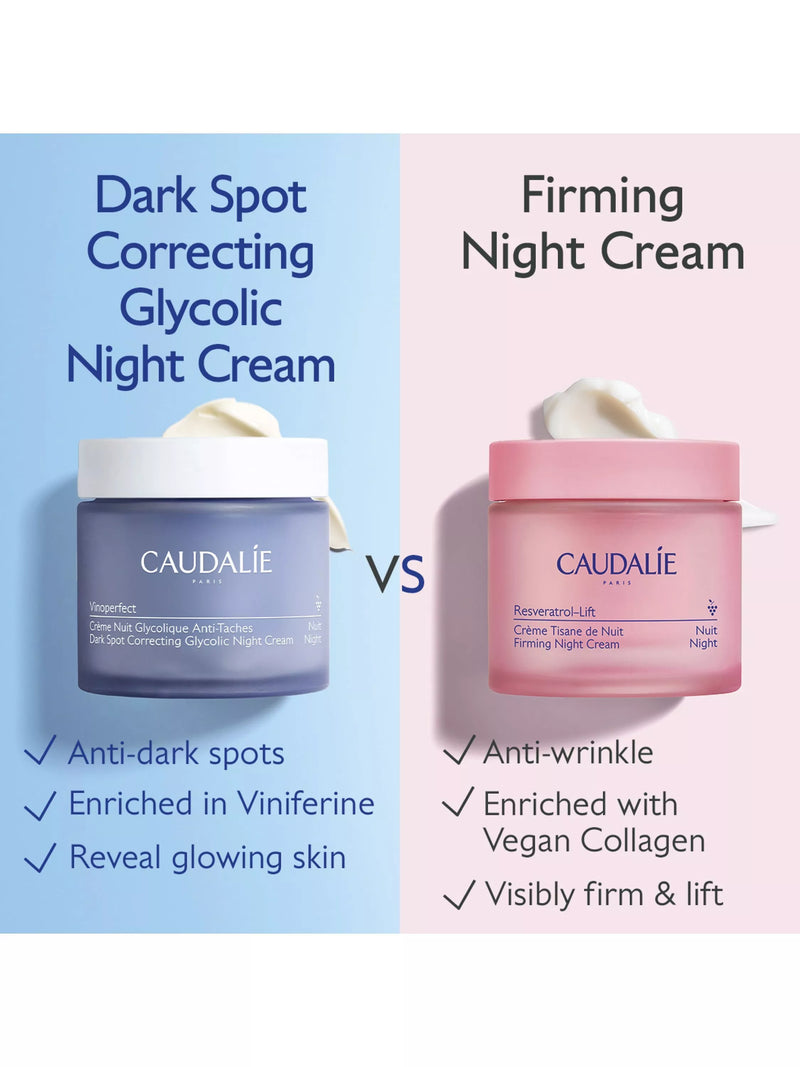 Caudalie Vinoperfect brightening glycolic night cream 50ml, imported from the UK