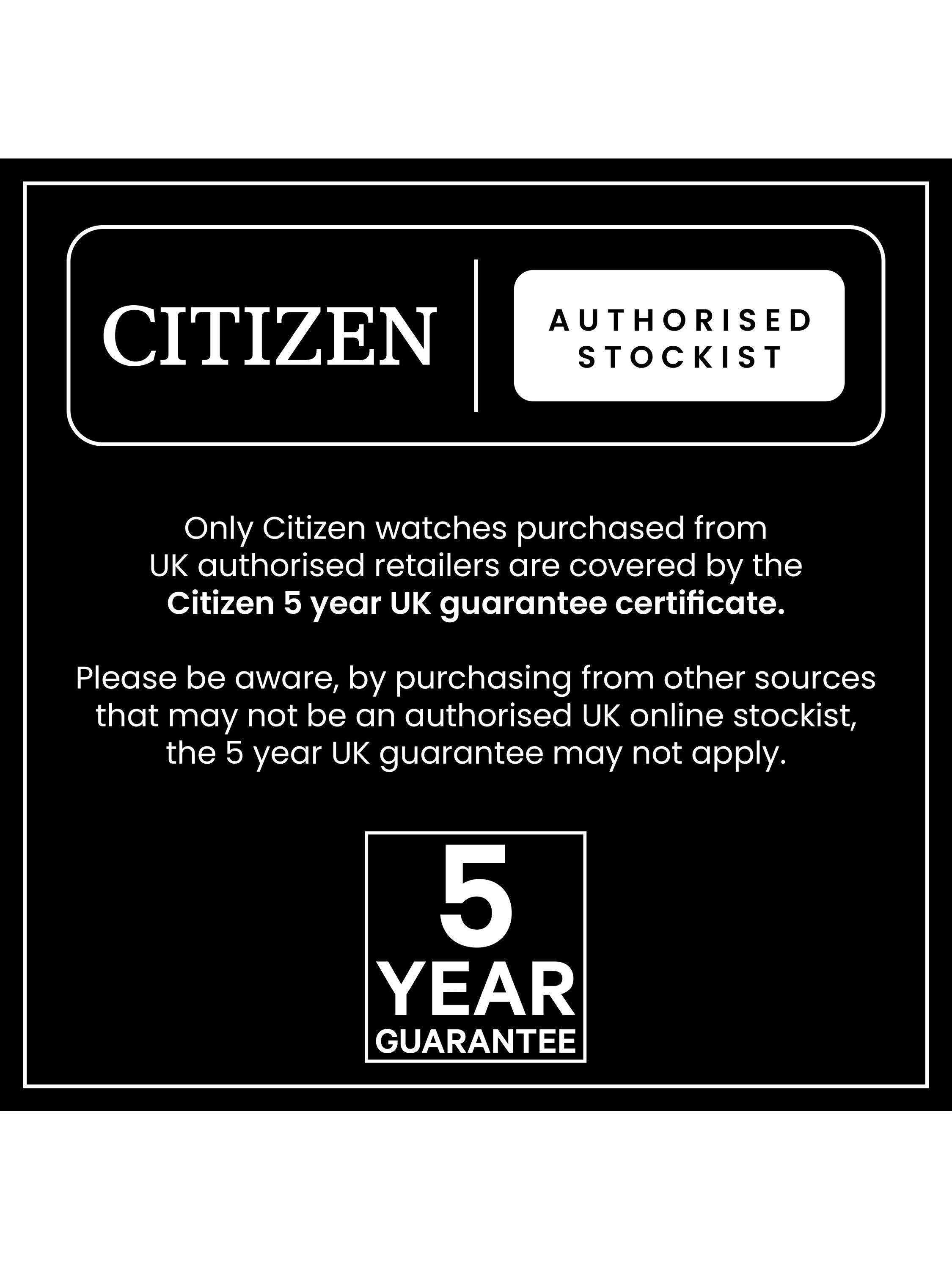Citizen Corso men's watch white dial date window (British brand)