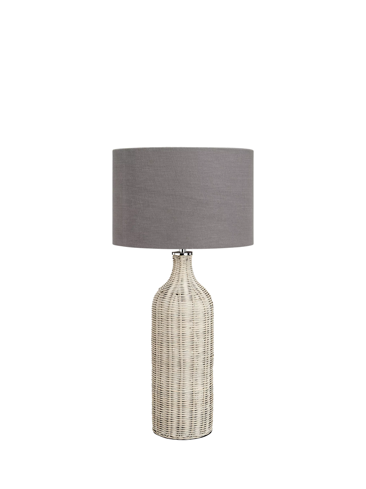 Pacific Anika woven rattan table lamp, UK version