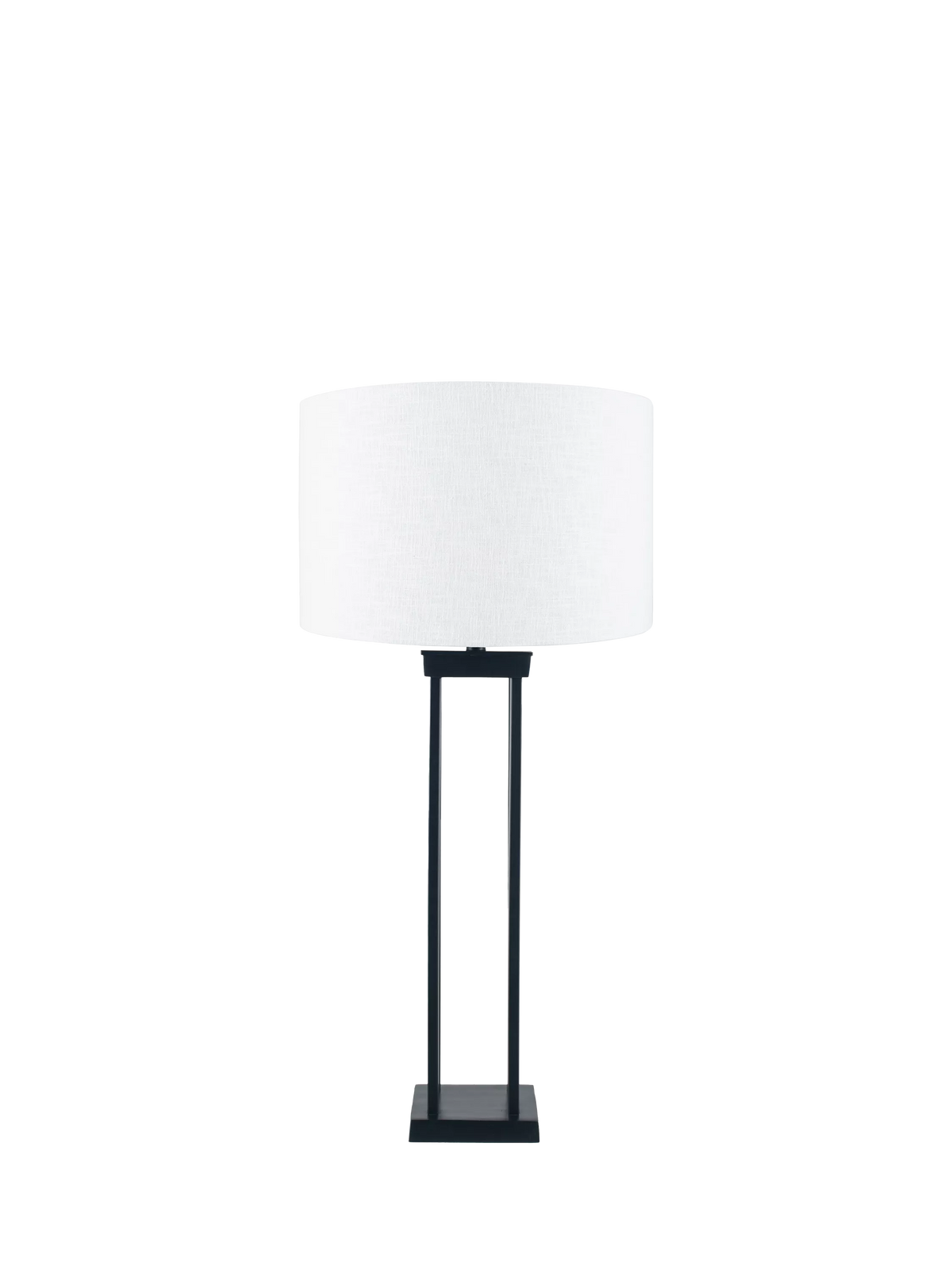 Pacific metal table lamp with linen shade 86cm, imported from the UK
