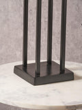 Pacific metal table lamp with linen shade 86cm, imported from the UK