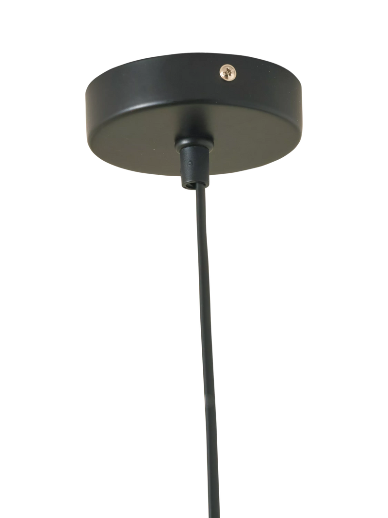Pacific woven rattan pendant ceiling light black 39cm - British product