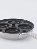John Lewis non-stick egg poacher insert 4-hole stainless steel (British brand)