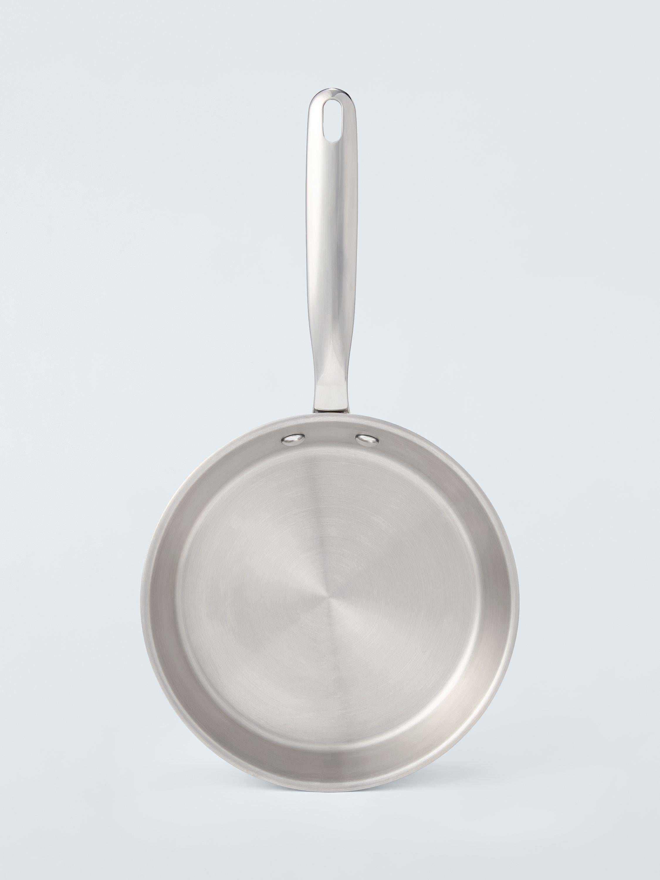 John Lewis 'The Pan' stainless steel uncoated frying pan (British brand)