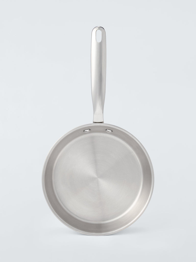 John Lewis 'The Pan' stainless steel uncoated frying pan (British brand)