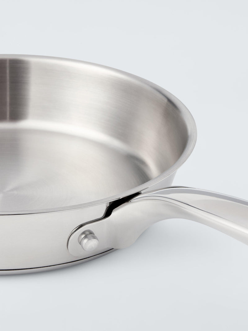 John Lewis 'The Pan' stainless steel uncoated frying pan (British brand)
