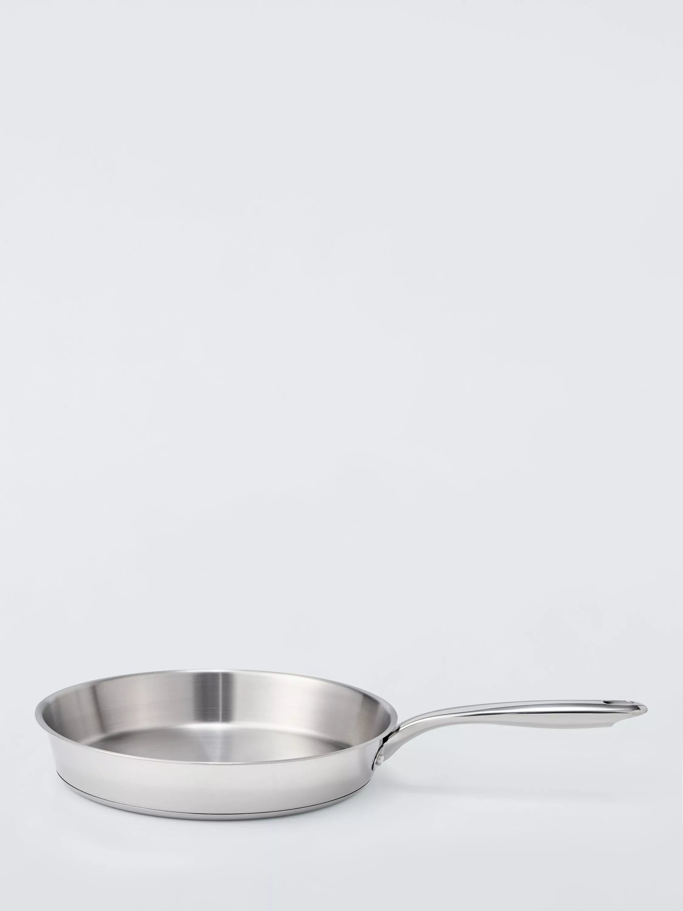 John Lewis 'The Pan' Stainless Steel Uncoated Frying Pan