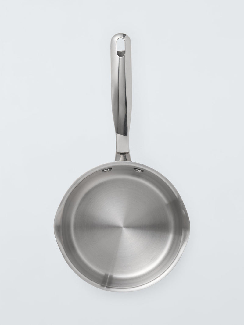 John Lewis uncoated stainless steel saucepan 18cm, UK version
