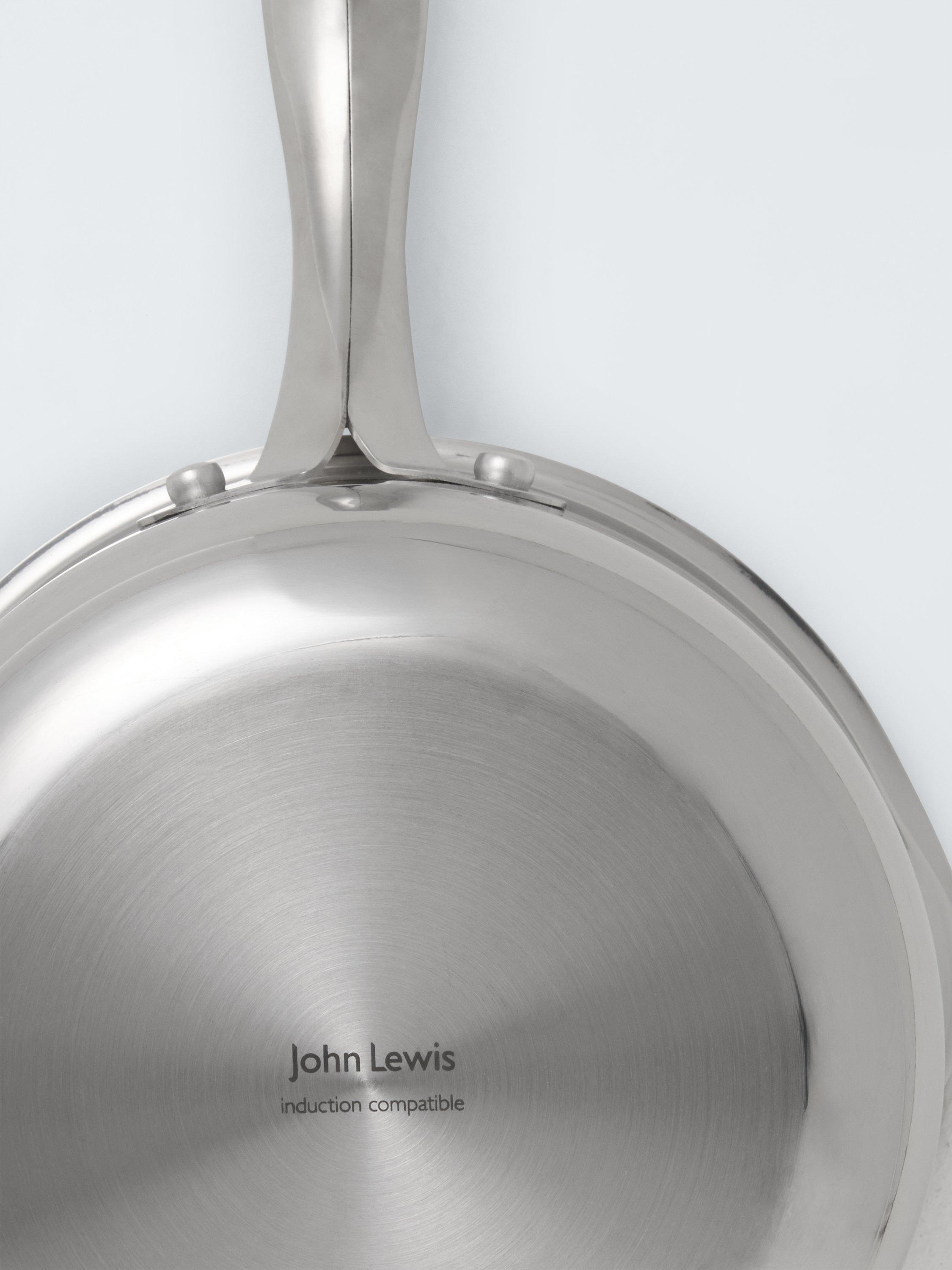 John Lewis uncoated stainless steel saucepan 18cm, UK version