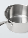 John Lewis 3-piece stainless steel saucepan set (British brand)