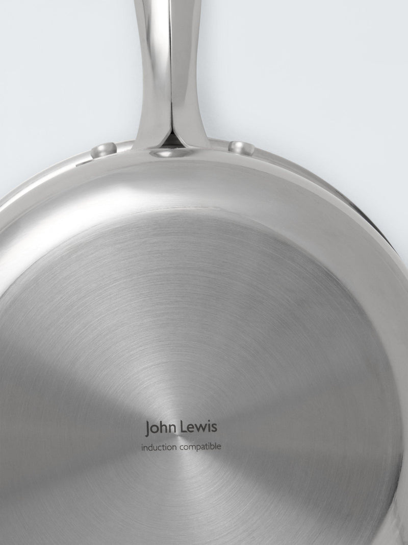 John Lewis 3-piece stainless steel saucepan set (British brand)