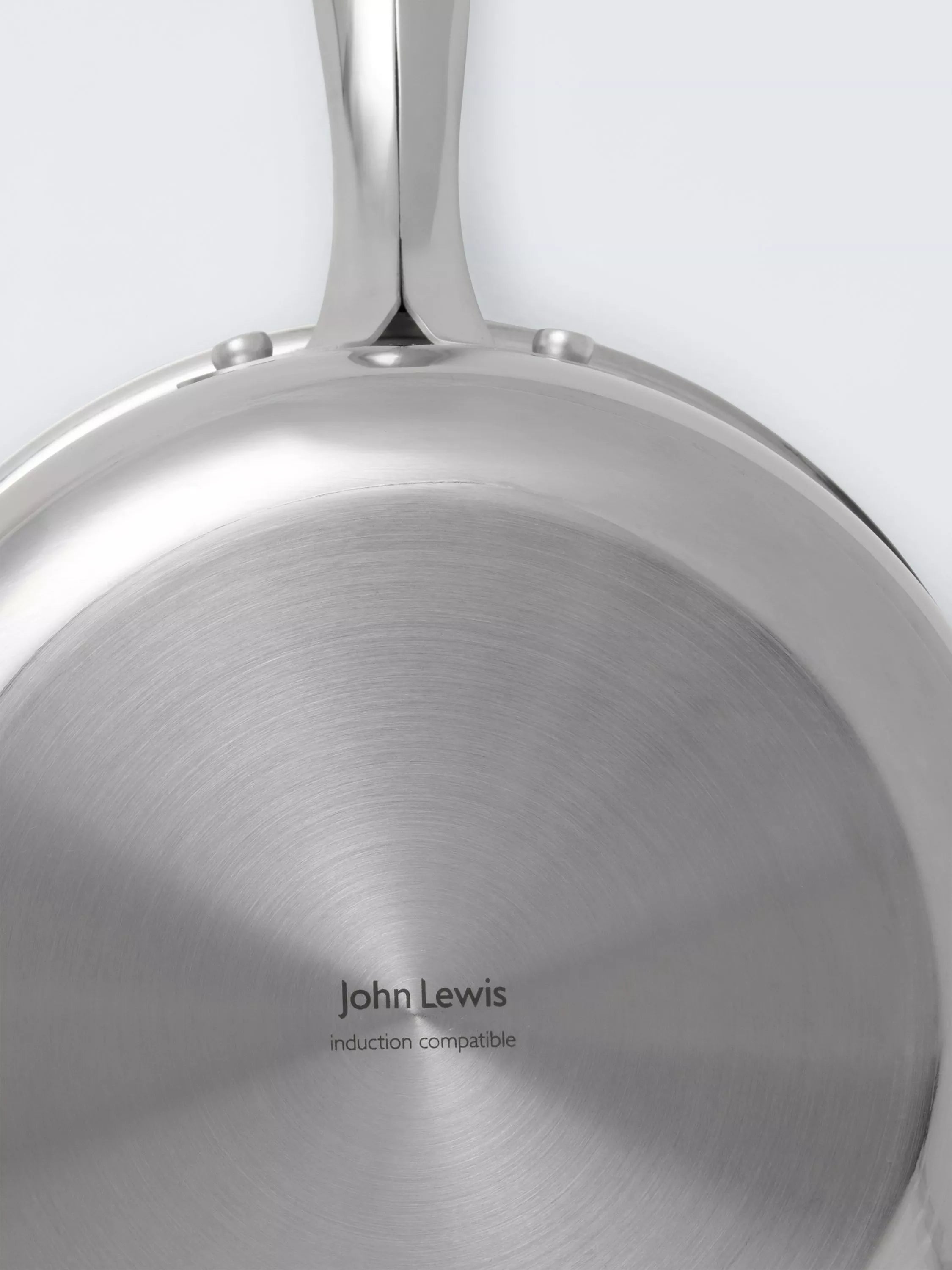John Lewis 3-piece stainless steel saucepan set (British brand)