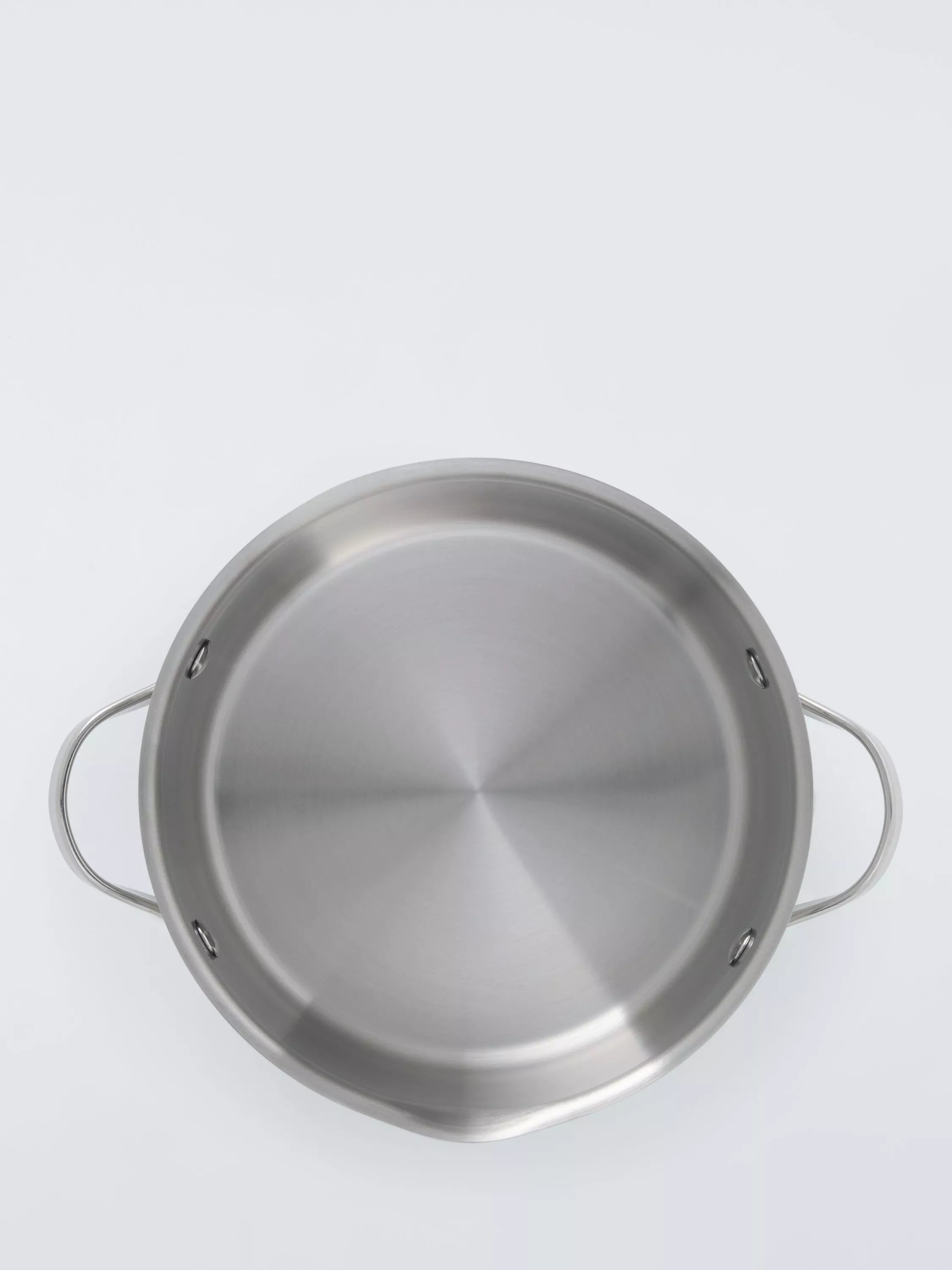 John Lewis stainless steel casserole 20cm with lid (British brand)