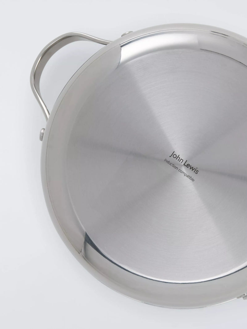 John Lewis stainless steel casserole 20cm with lid (British brand)