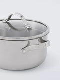 John Lewis stainless steel casserole 20cm with lid (British brand)