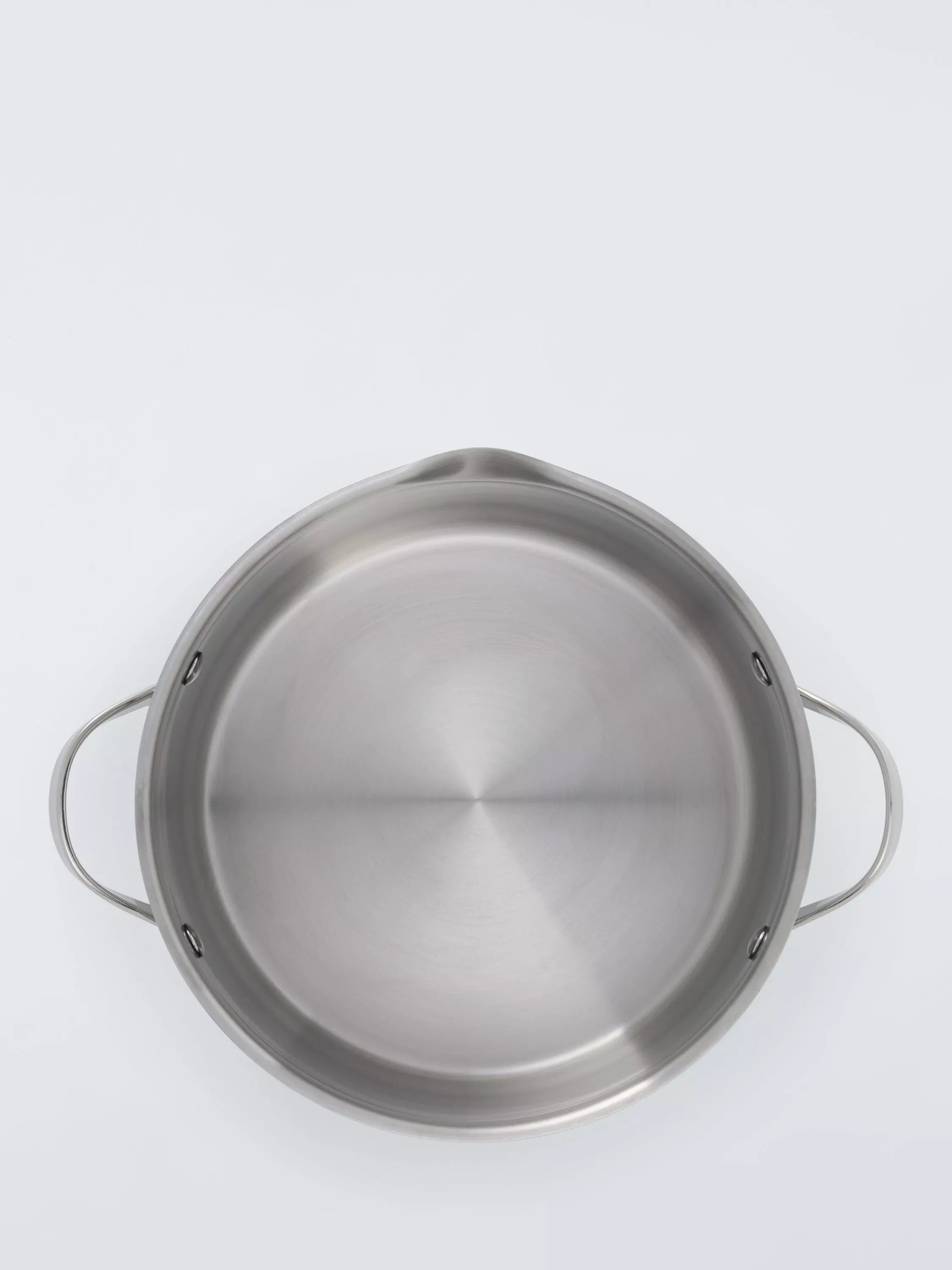 John Lewis stainless steel casserole 24cm with lid (British brand)