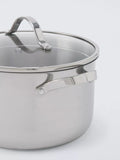 John Lewis stainless steel casserole 24cm with lid (British brand)