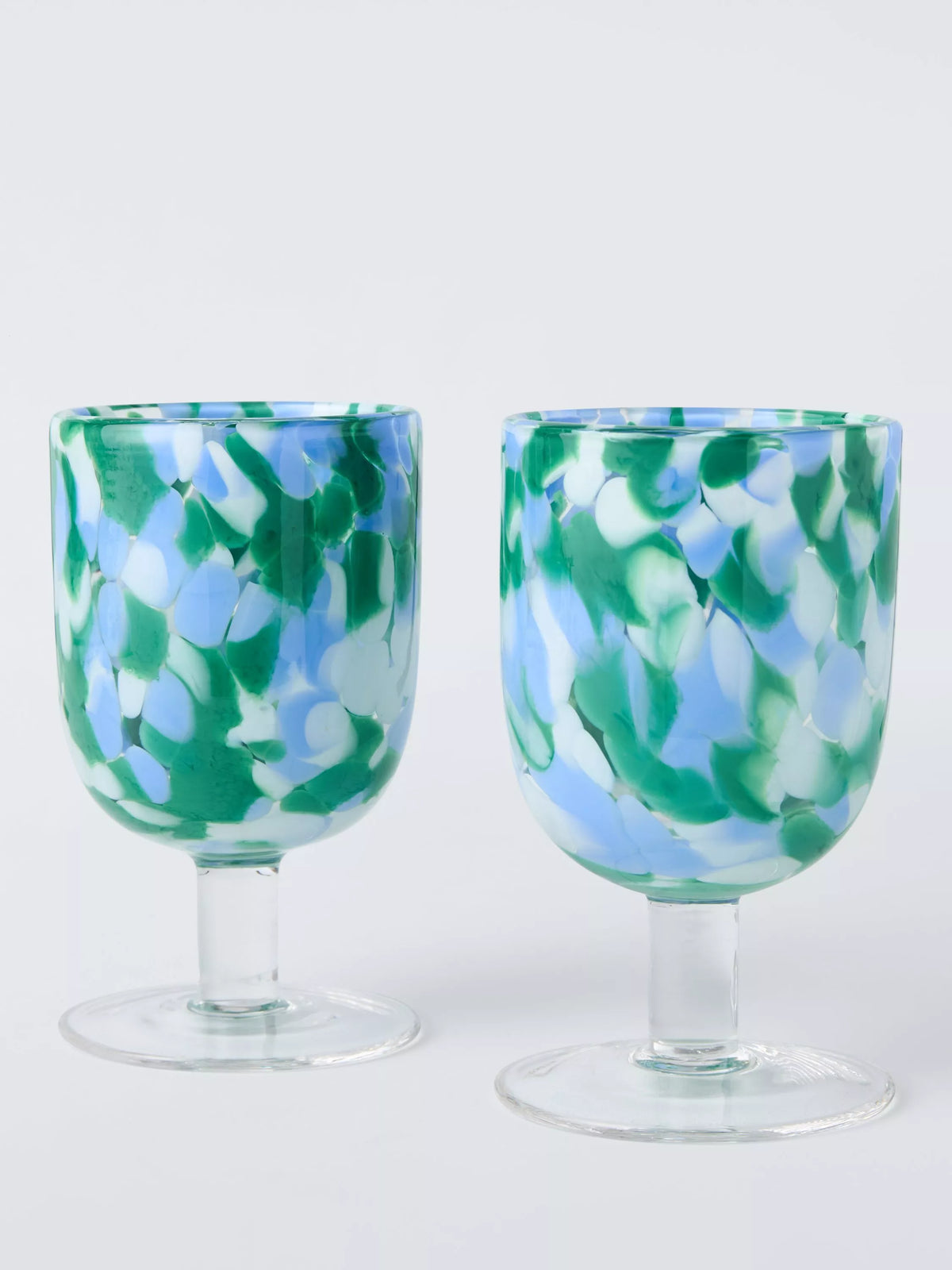 John Lewis confetti wine glass set 350ml, imported from the UK