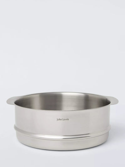 John Lewis John Lewis The Pan Stainless Steel Steamer Insert- Buy online at McGrocer