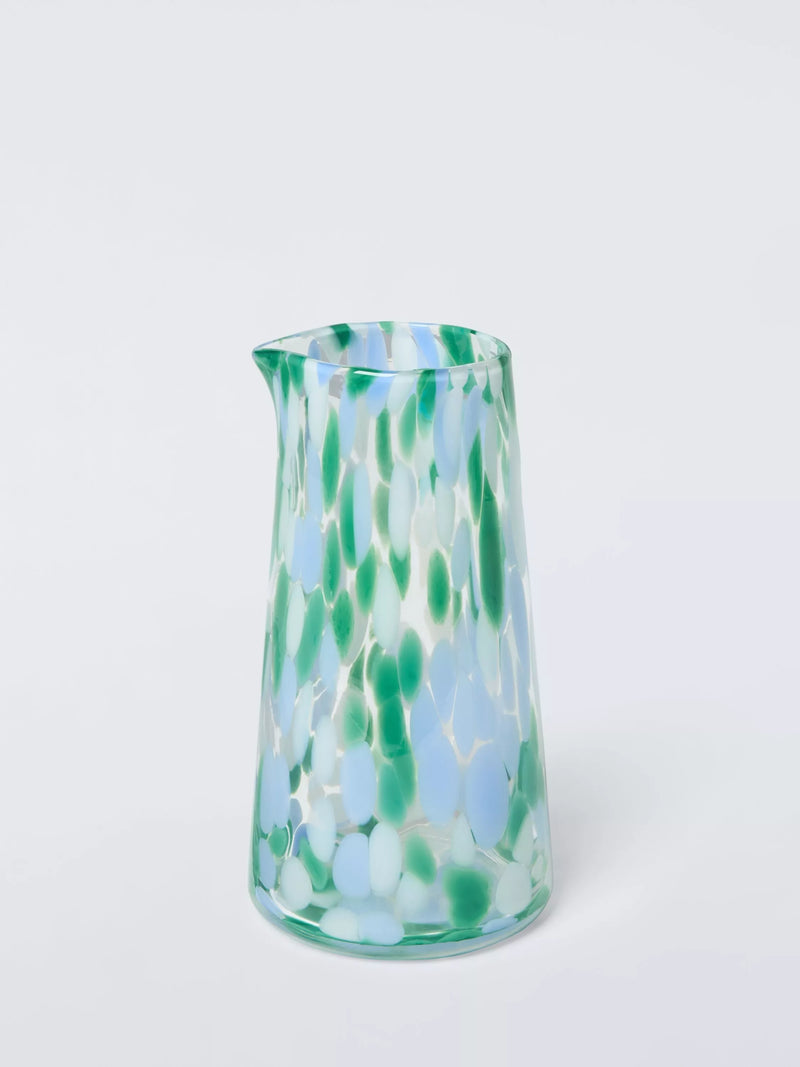 John Lewis confetti glass carafe green 800ml, UK version