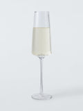 John Lewis twisted stem champagne flute set of 2 clear glass - UK version