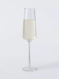 John Lewis twisted stem champagne flute set of 2 clear glass - UK version