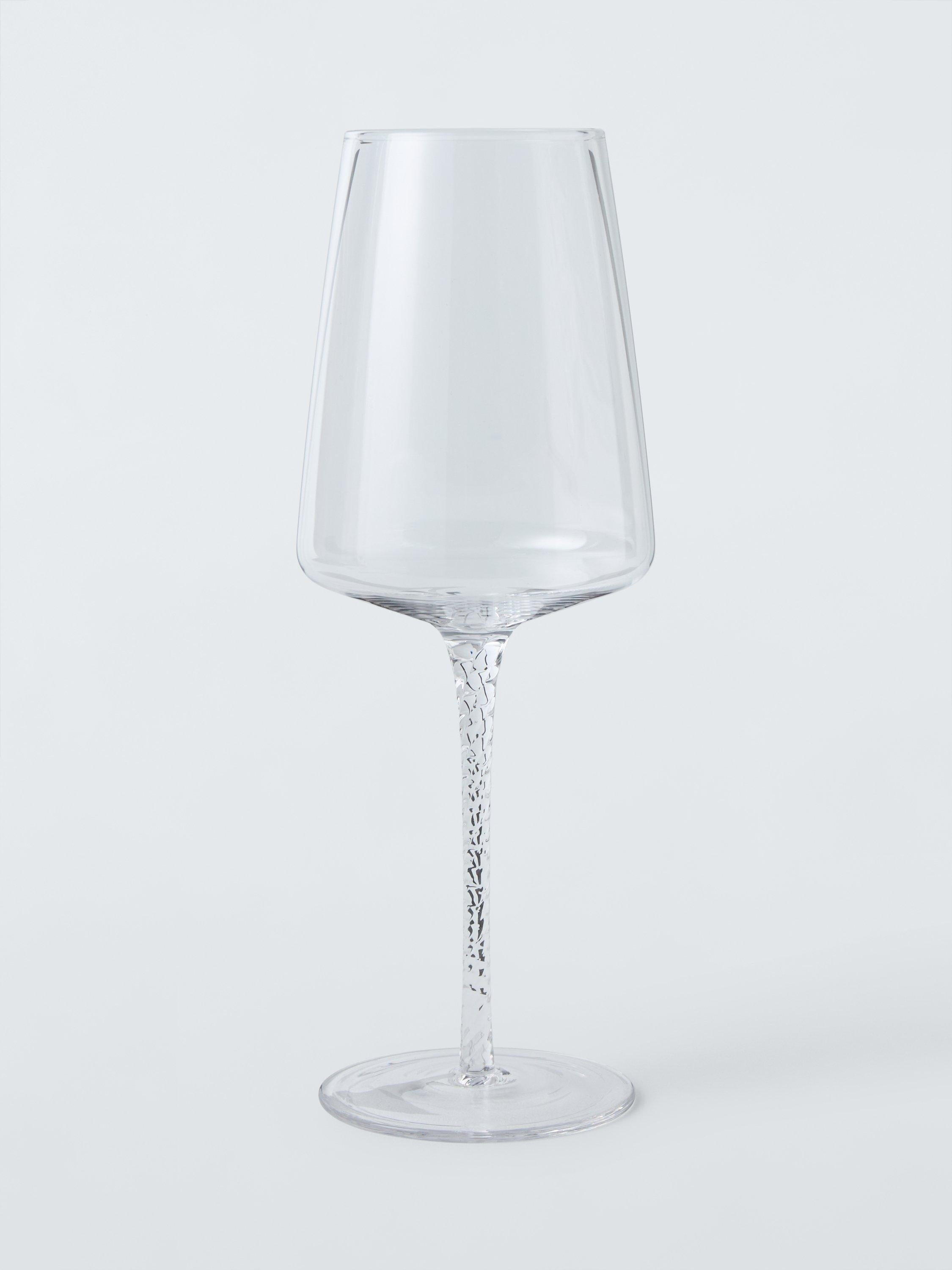 John Lewis twisted stem wine glasses 280ml, imported from the UK