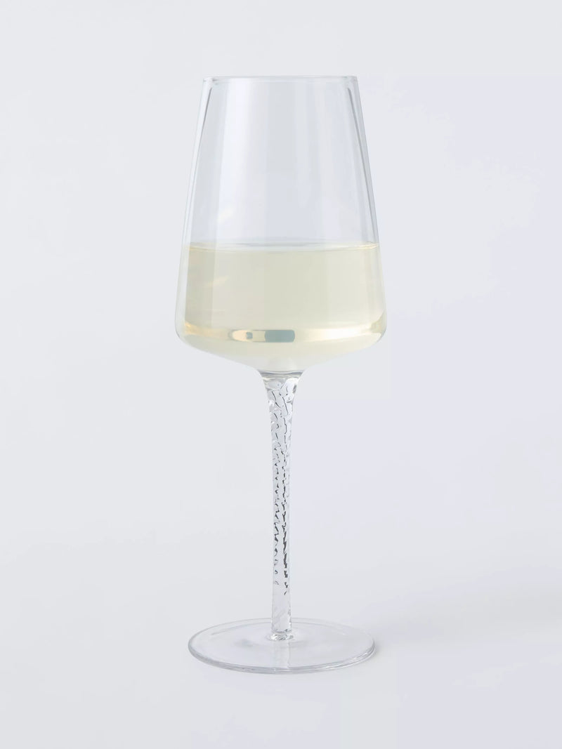 John Lewis twisted stem wine glasses 280ml, imported from the UK