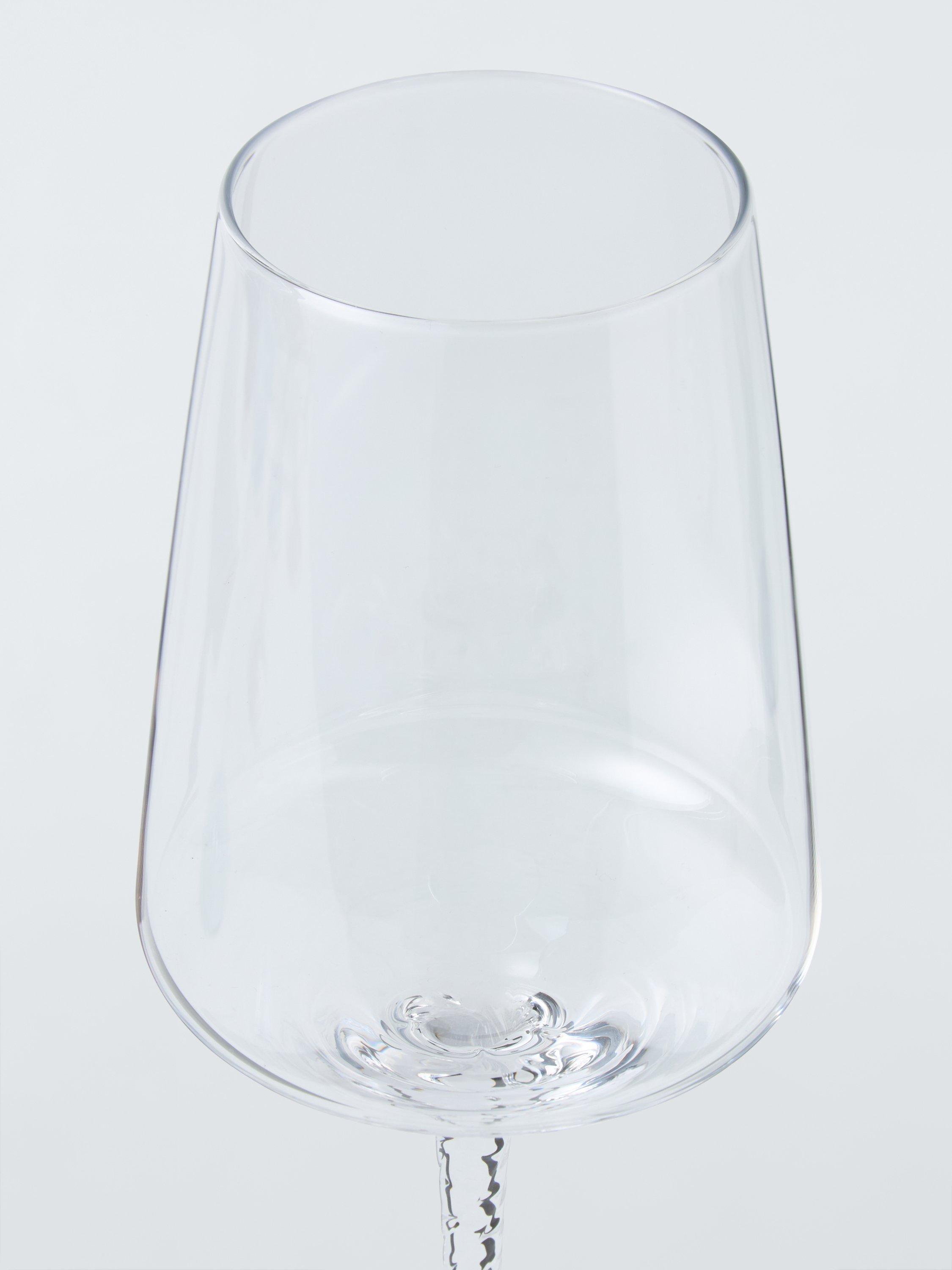 John Lewis twisted stem wine glasses 280ml, imported from the UK