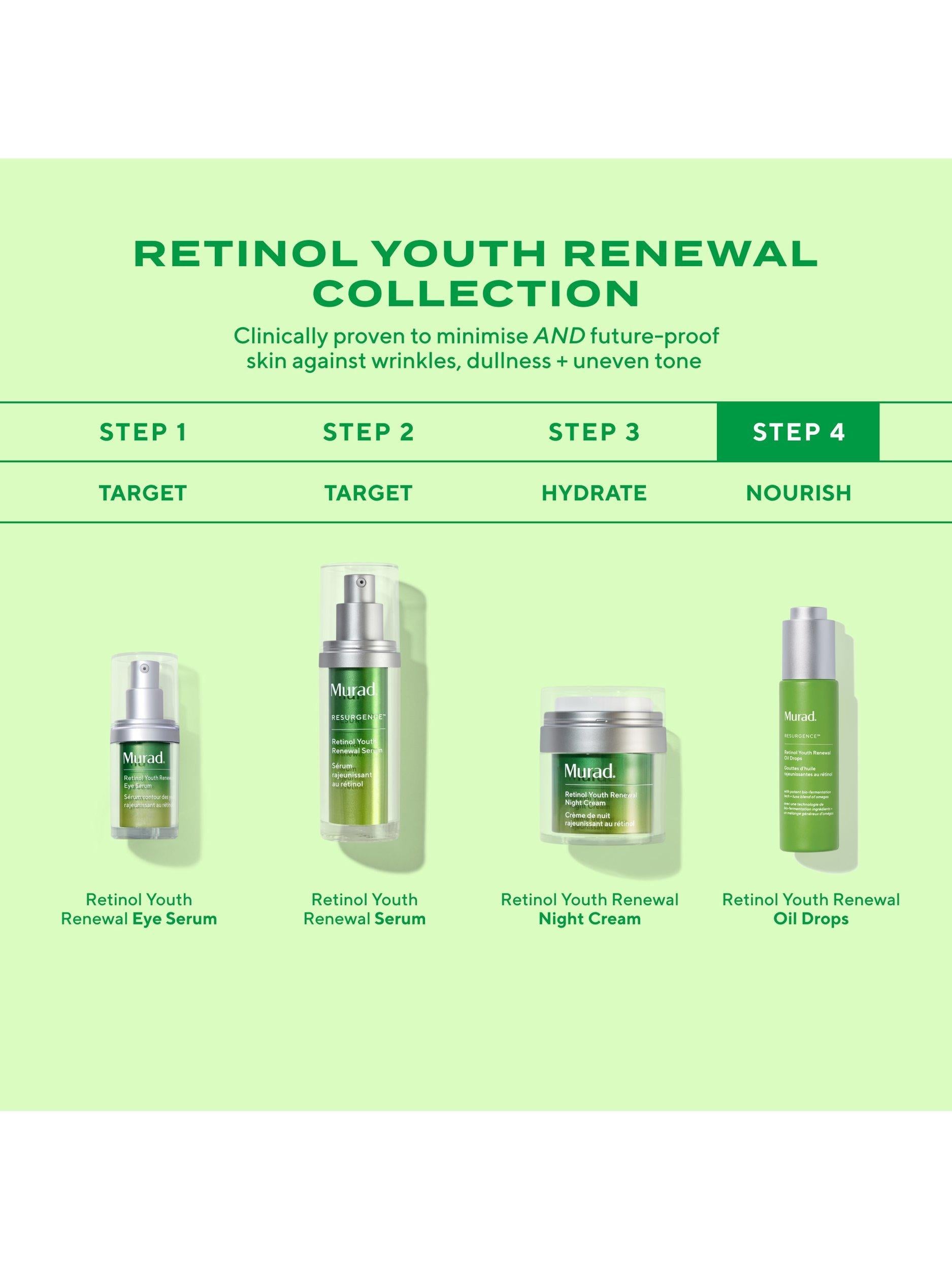 Murad Retinol Youth Renewal Oil Drops 30ml, imported from the UK