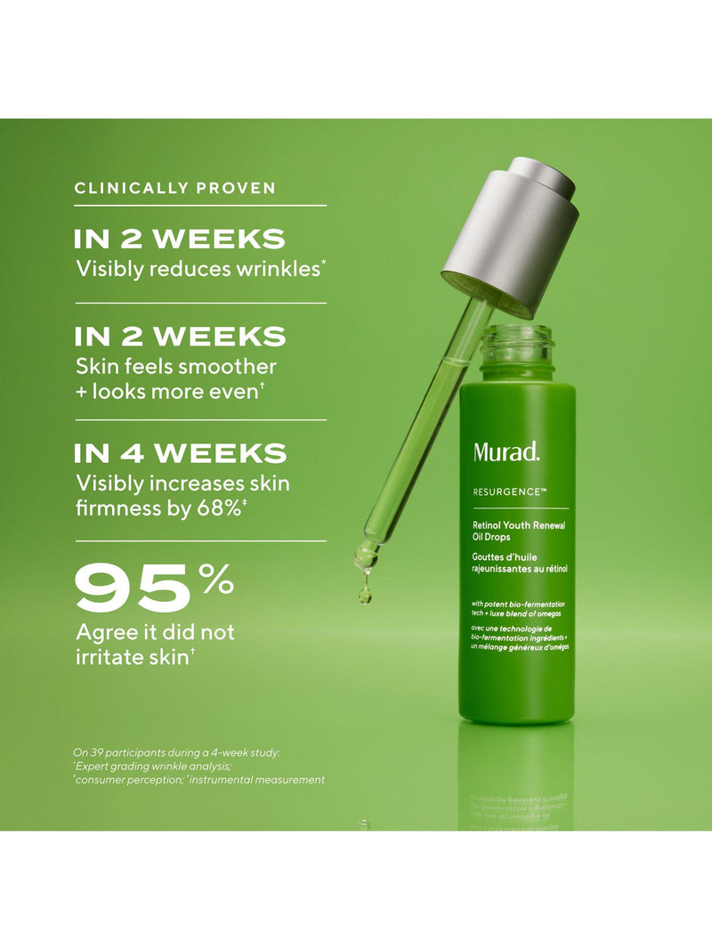 Murad Retinol Youth Renewal Oil Drops 30ml, imported from the UK