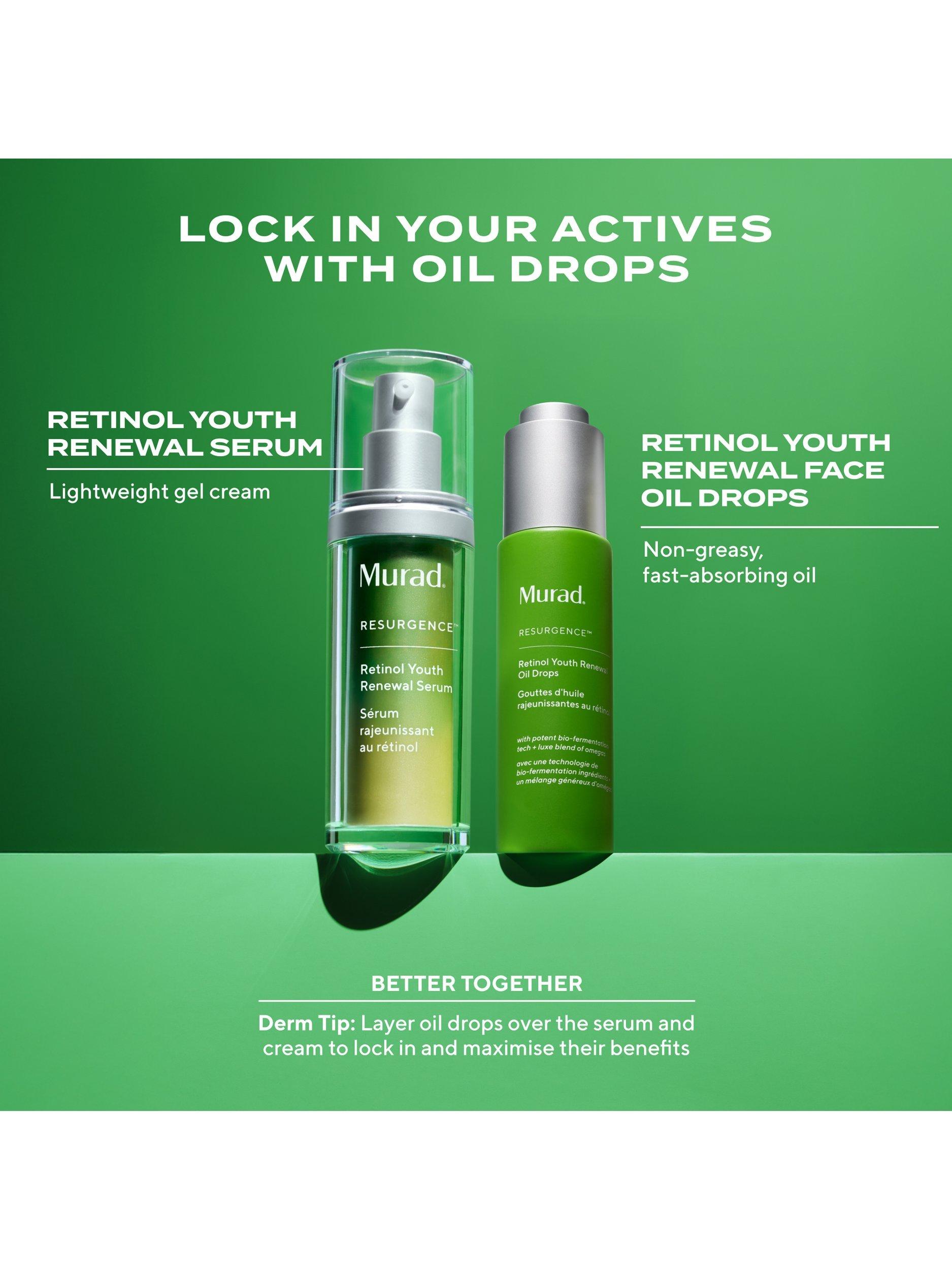 Murad Retinol Youth Renewal Oil Drops 30ml, imported from the UK