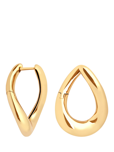 John Lewis Astrid & Miyu Molten Large Hoop Earrings- Buy online at McGrocer