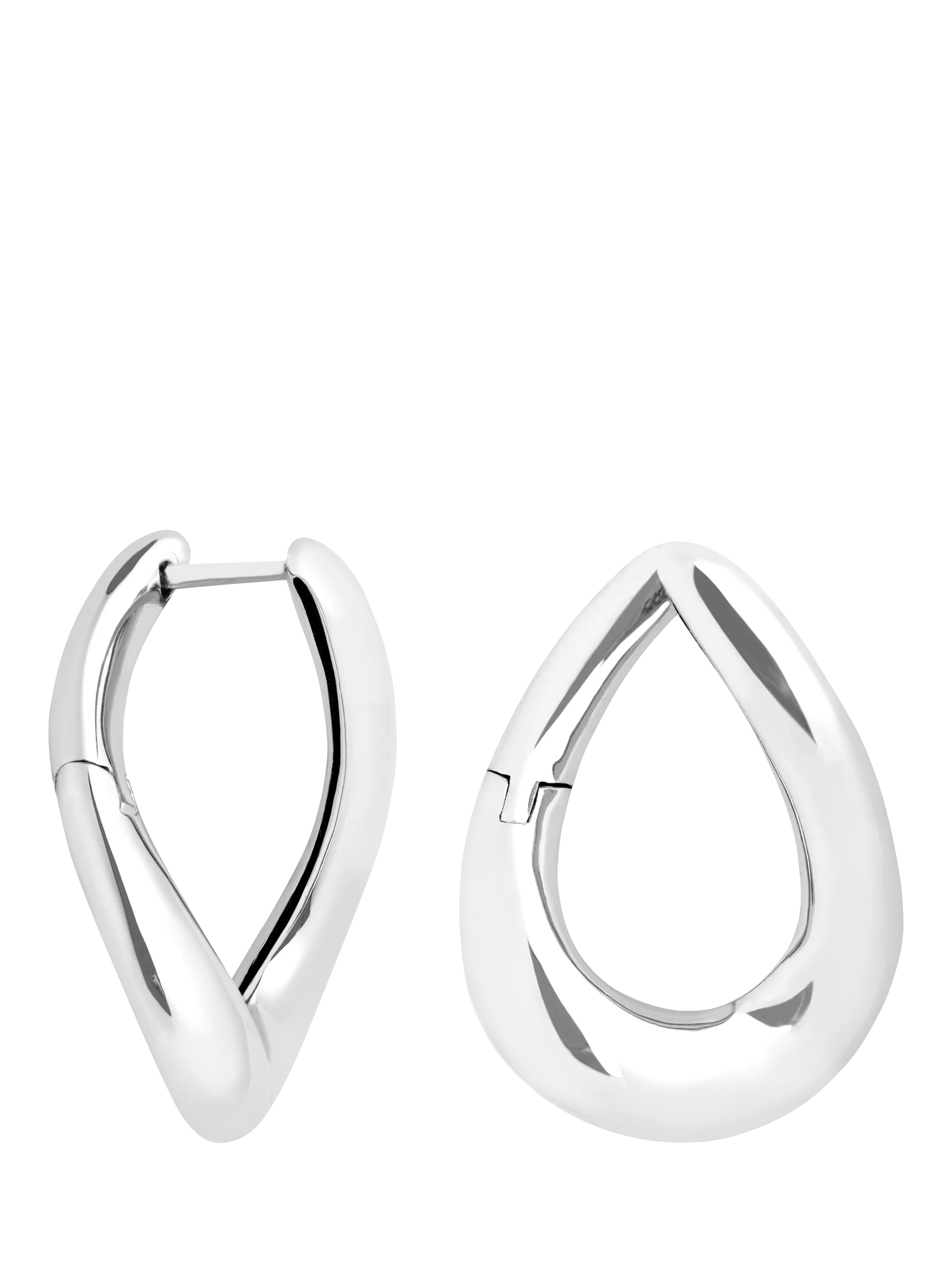Astrid & Miyu Molten Large Hoop Earrings