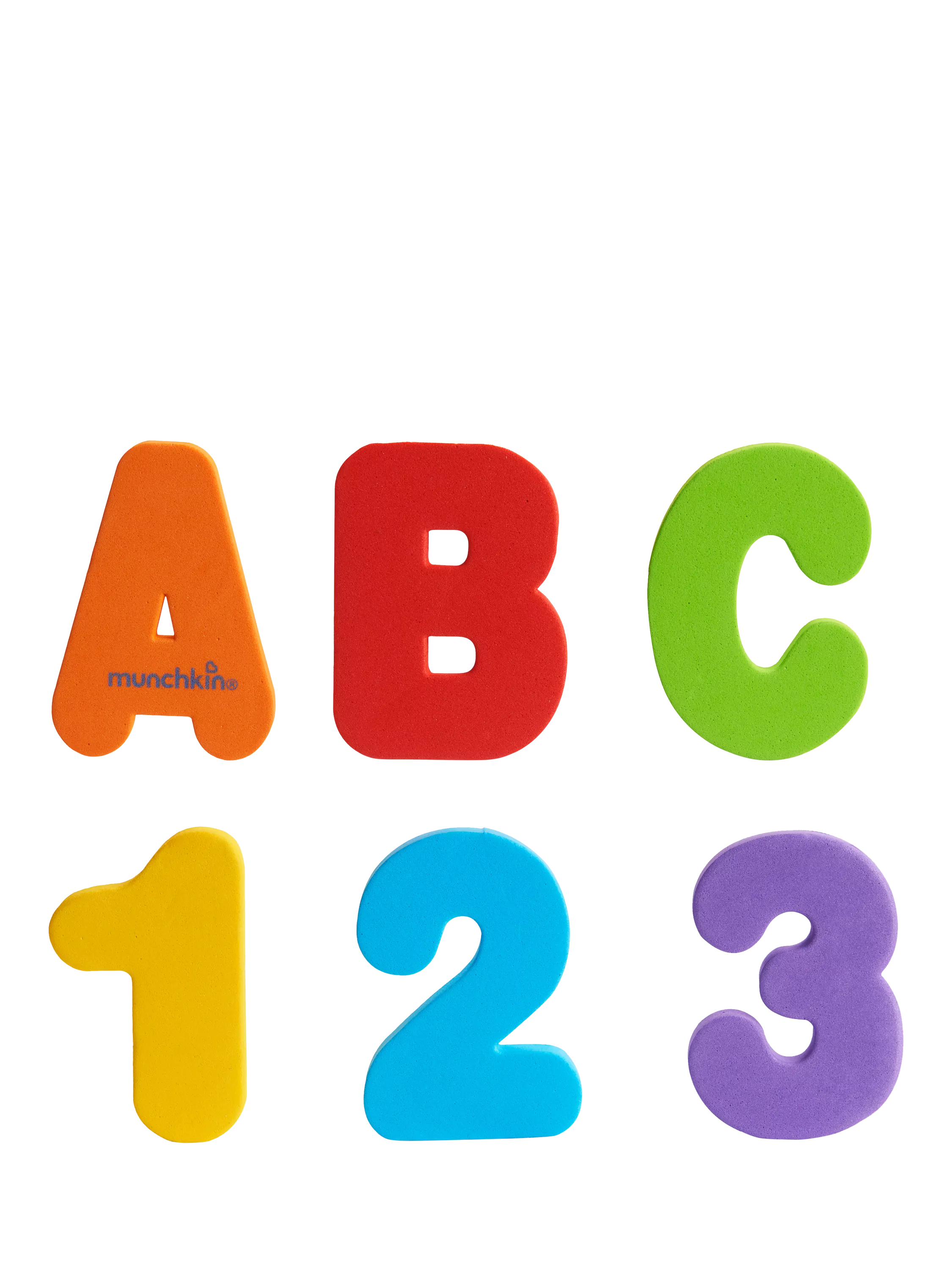 Munchkin bath letters and numbers set - British product