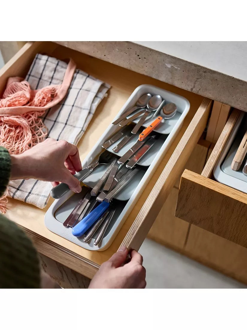 Joseph Joseph compact tiered cutlery organiser, imported from the UK