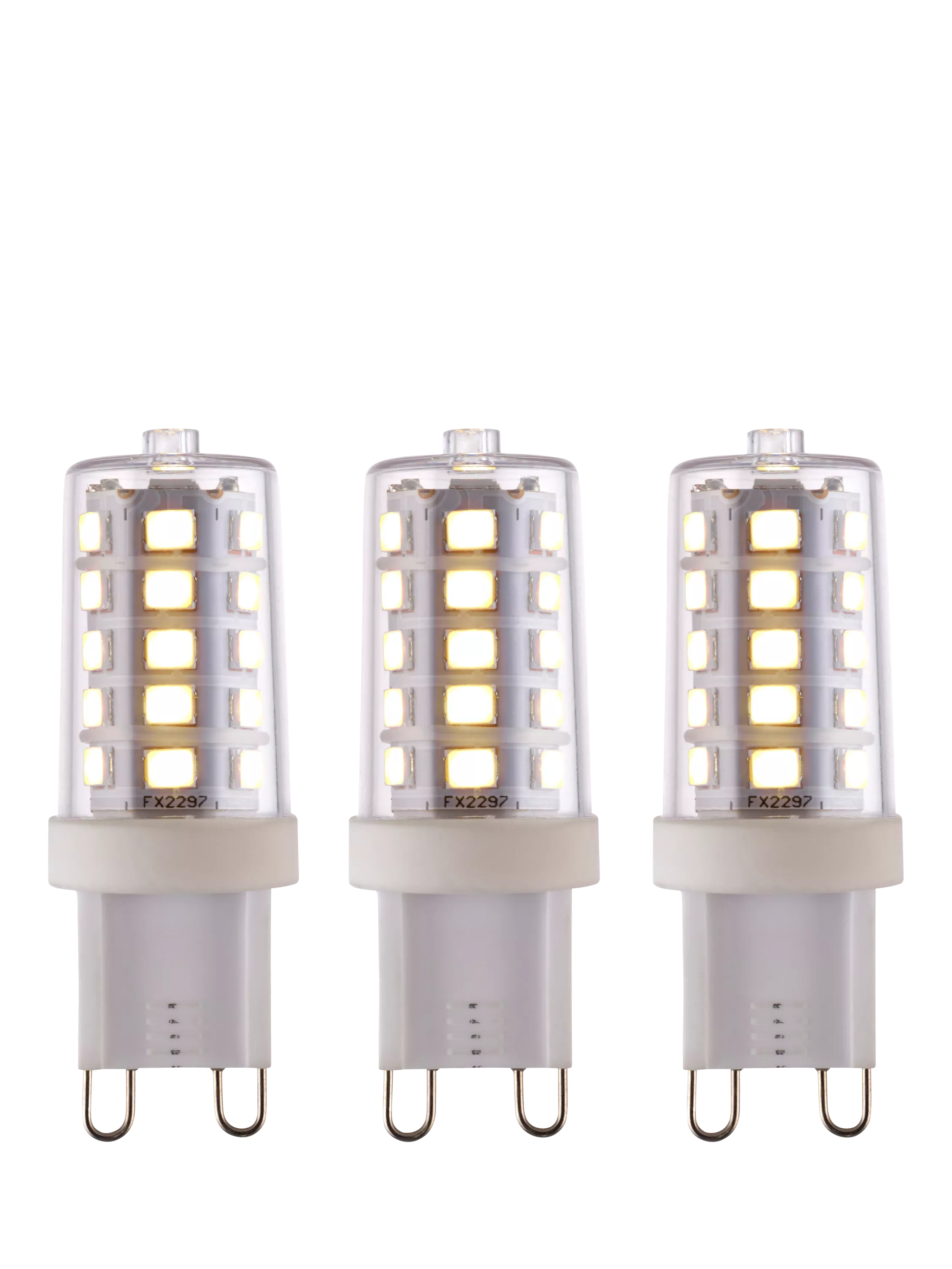 Saxby G9 LED capsule bulbs 3.2W cool white pack of 3 (British brand)