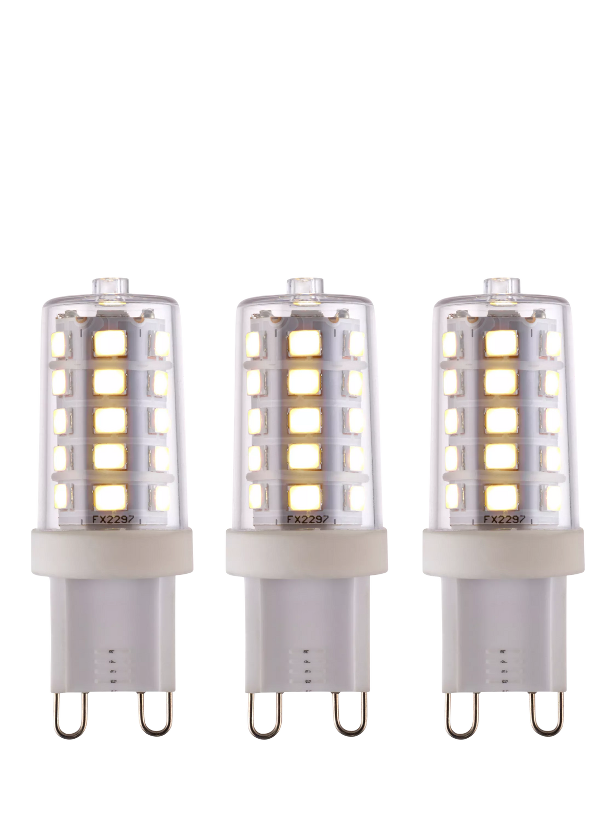 Saxby G9 LED capsule bulbs 3.2W cool white pack of 3 (British brand)