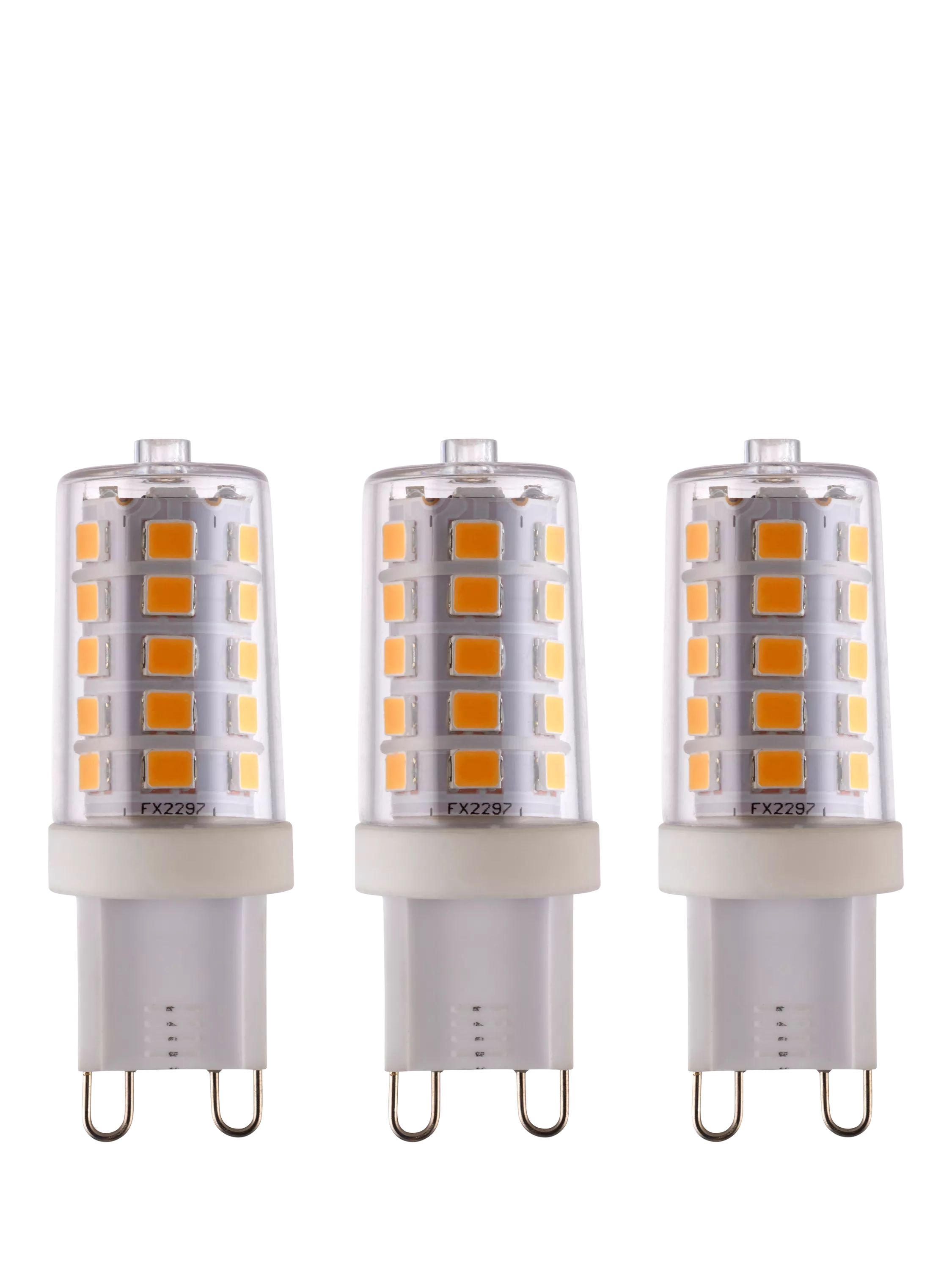 Saxby G9 LED bulbs dimmable warm white 3.2W pack of 3, UK version