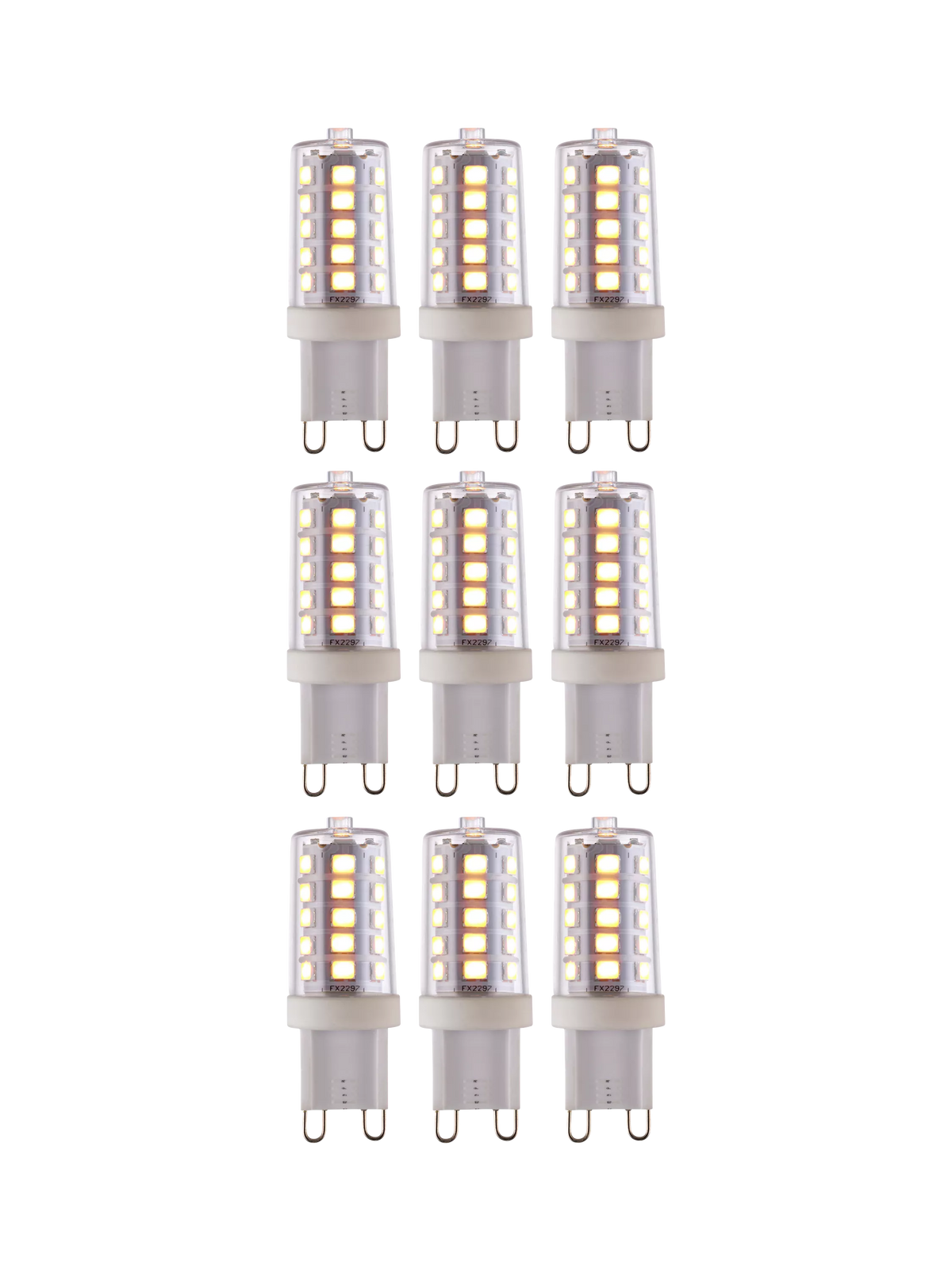 Saxby G9 LED warm white capsule bulbs pack of 9 3.2W, imported from the UK