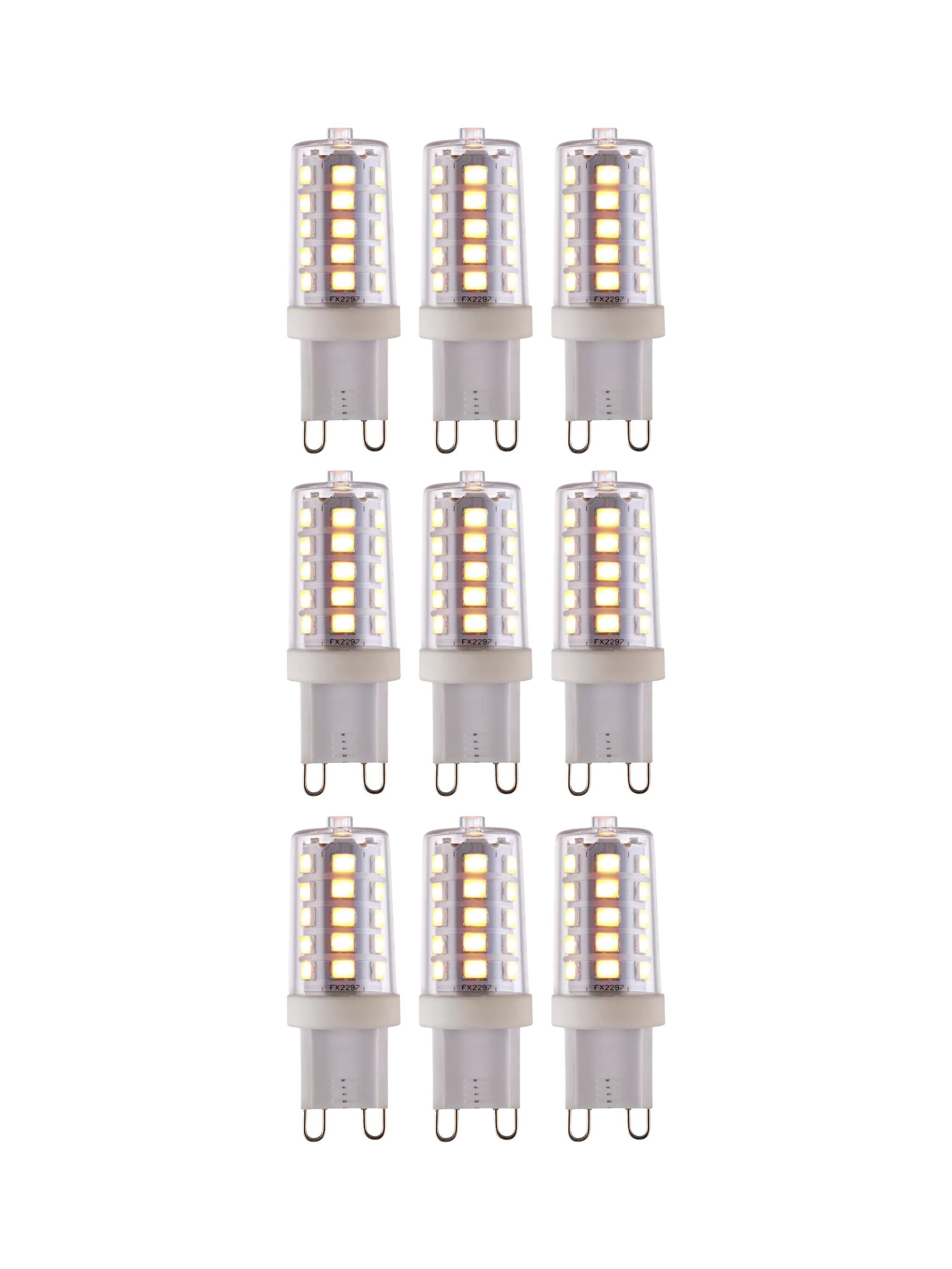 Saxby G9 LED warm white capsule bulbs pack of 9 3.2W, imported from the UK