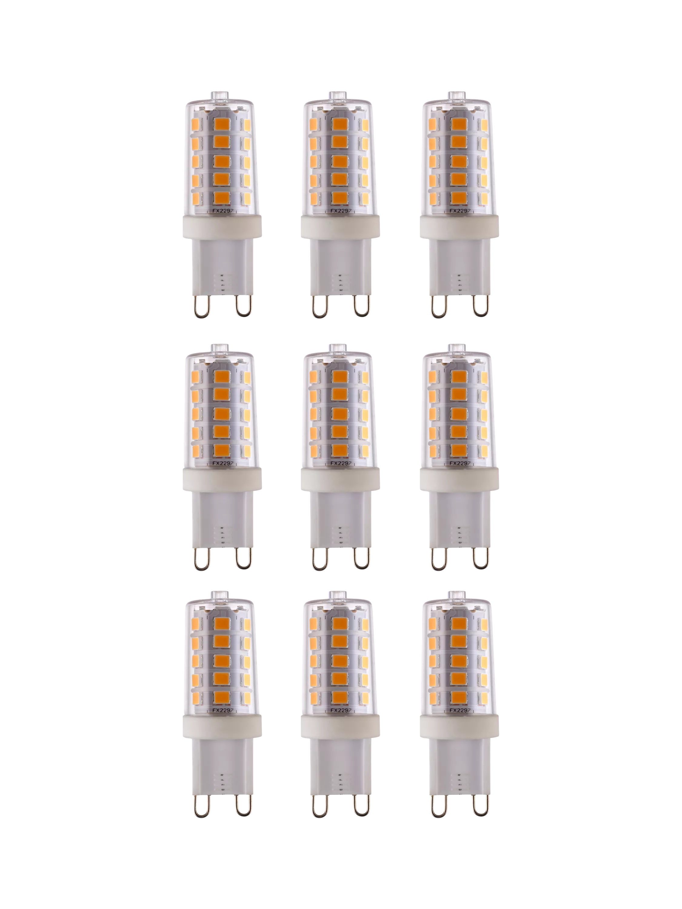 Saxby G9 LED warm white capsule bulbs pack of 9 3.2W, imported from the UK