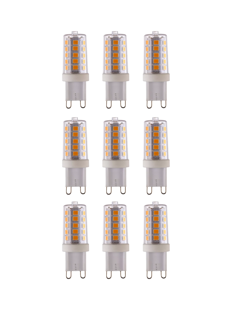 Saxby G9 LED warm white capsule bulbs pack of 9 3.2W, imported from the UK
