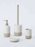 John Lewis matte ceramic soap dispenser natural 425ml (British brand)