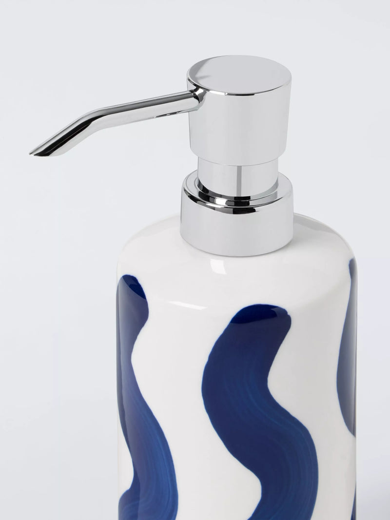John Lewis Wavy Stripe soap dispenser 320ml - British product