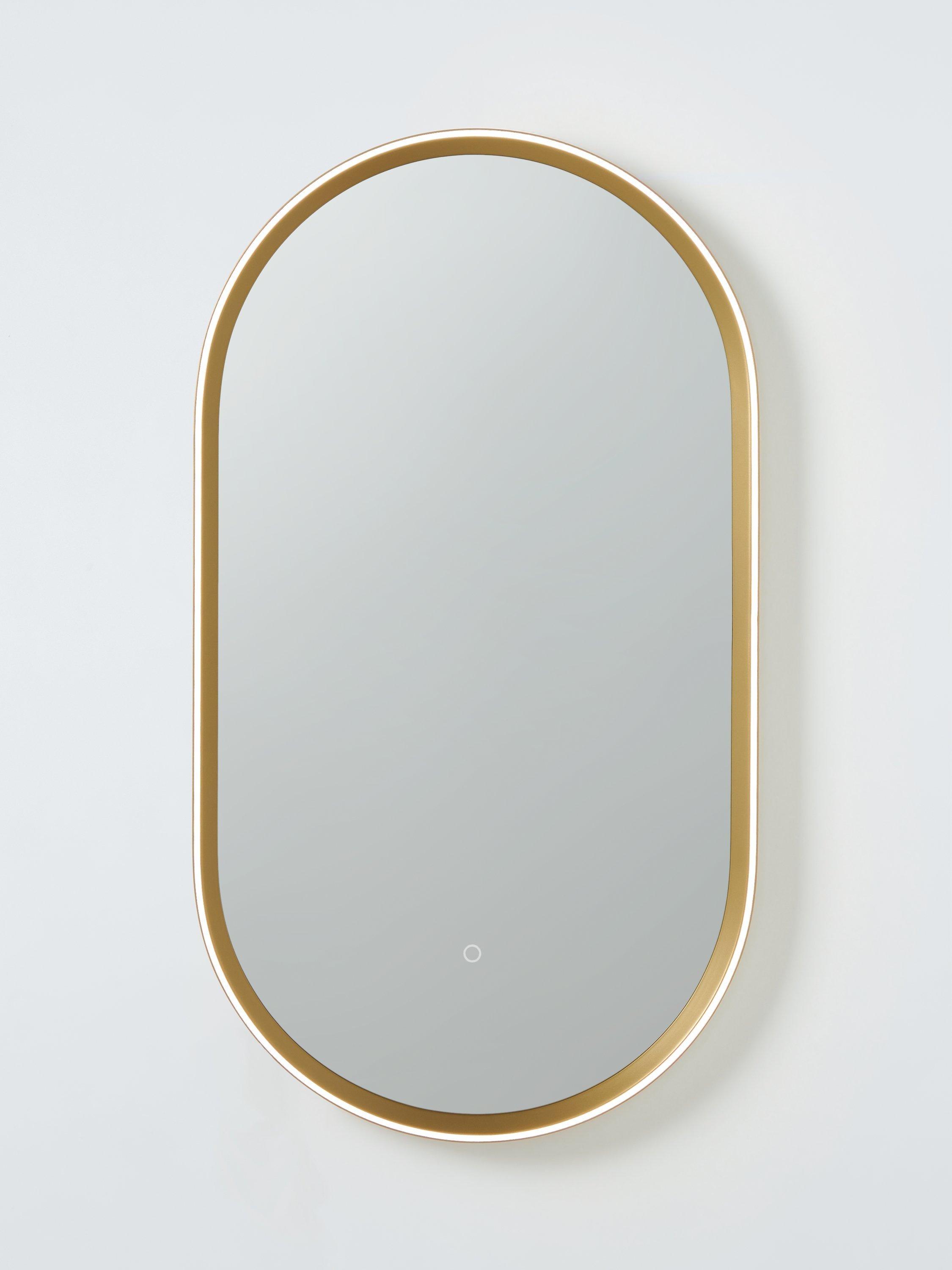John Lewis Vela illuminated mirror 90x50cm, imported from the UK